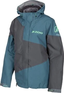 Klim Fuse Womens Snowmobile Jacket Asphalt/Petrol