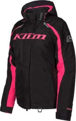 Klim Flare Womens Jacket Black/Knockout Pink