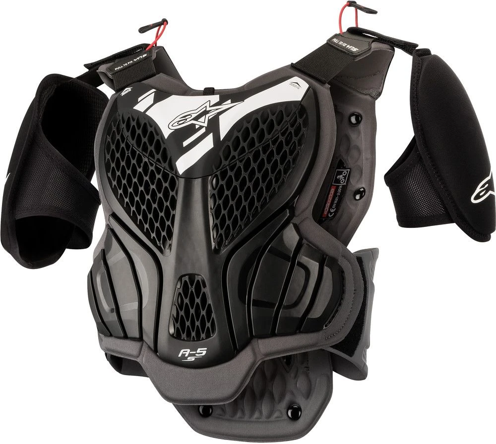 Alpinestars A-5 S Youth Body Protector Black/Cool Grey
