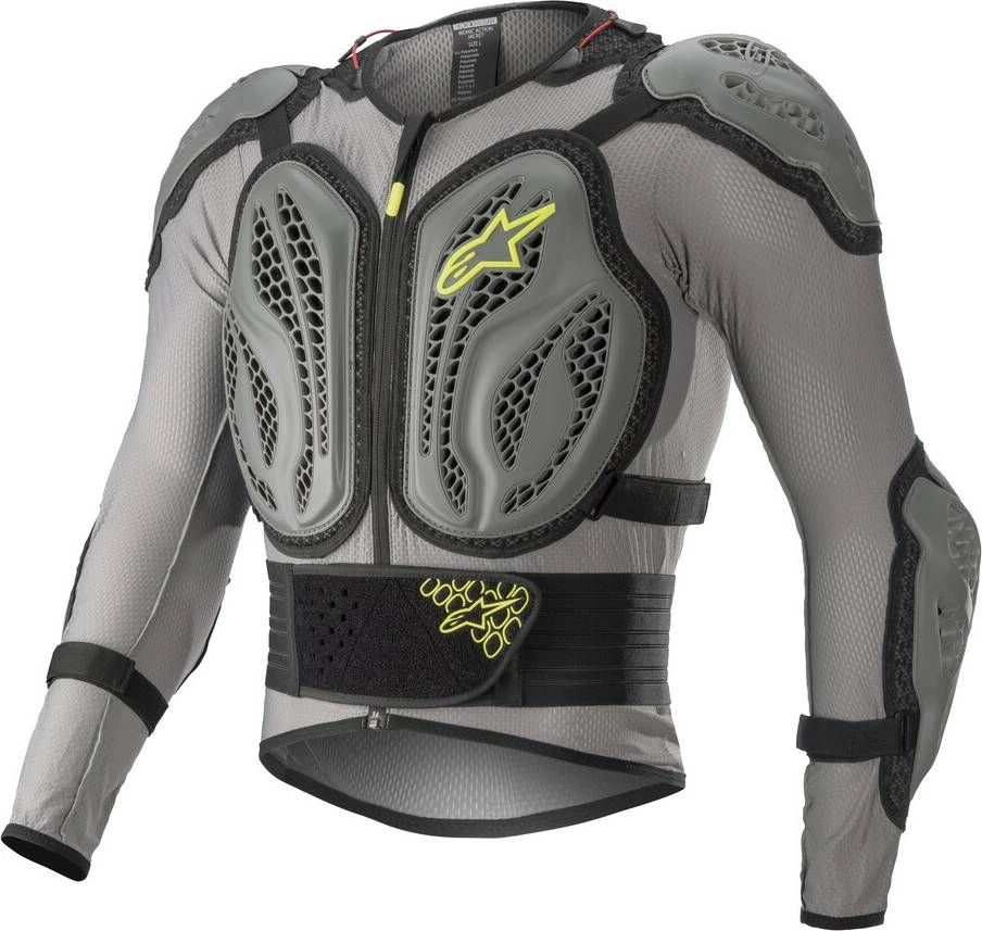 Alpinestars Bionic Action Jacket Protector Dark Gray/Ash Gray/Yellow Fluo