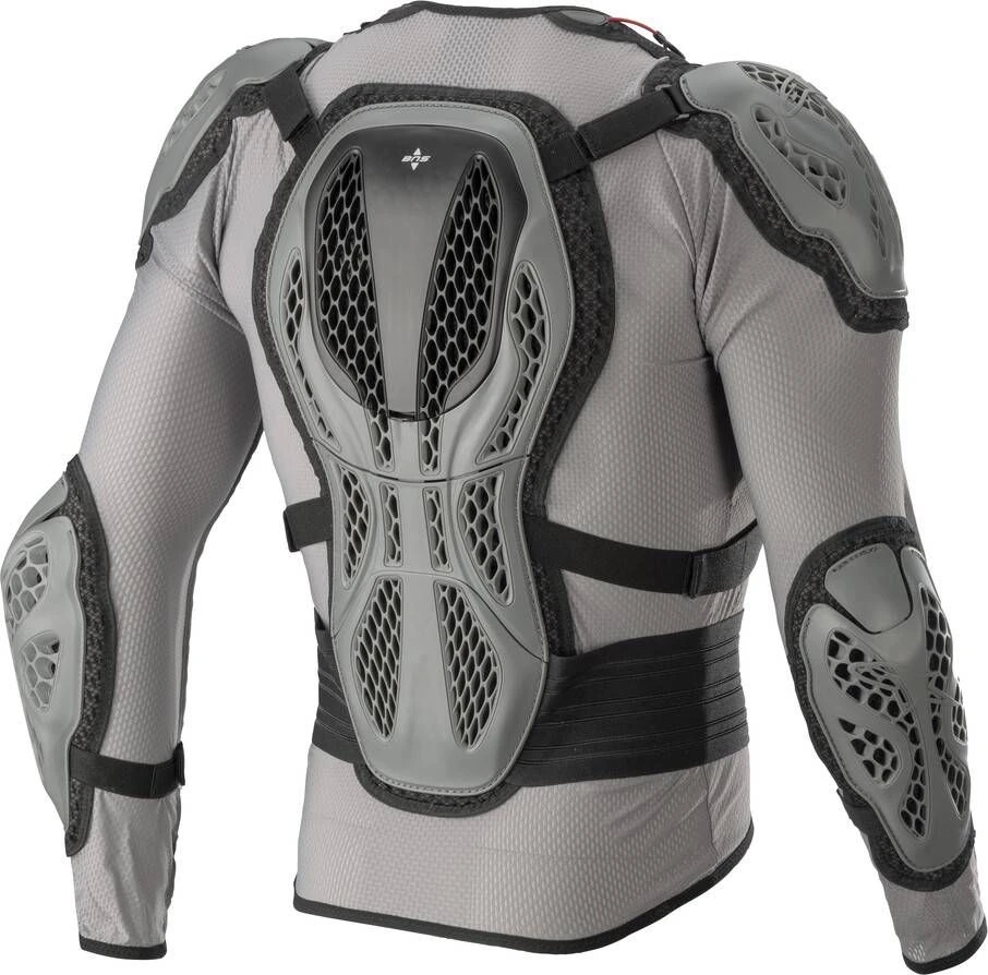Alpinestars Bionic Action Jacket Protector Dark Gray/Ash Gray/Yellow Fluo - Image 2