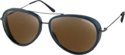 Bobster Sunglass Ice Matte Navy W/Silver Lens