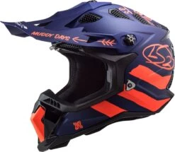 LS2 Subverter EVO Cargo Helmet Matte Blue/Fluorescent Orange