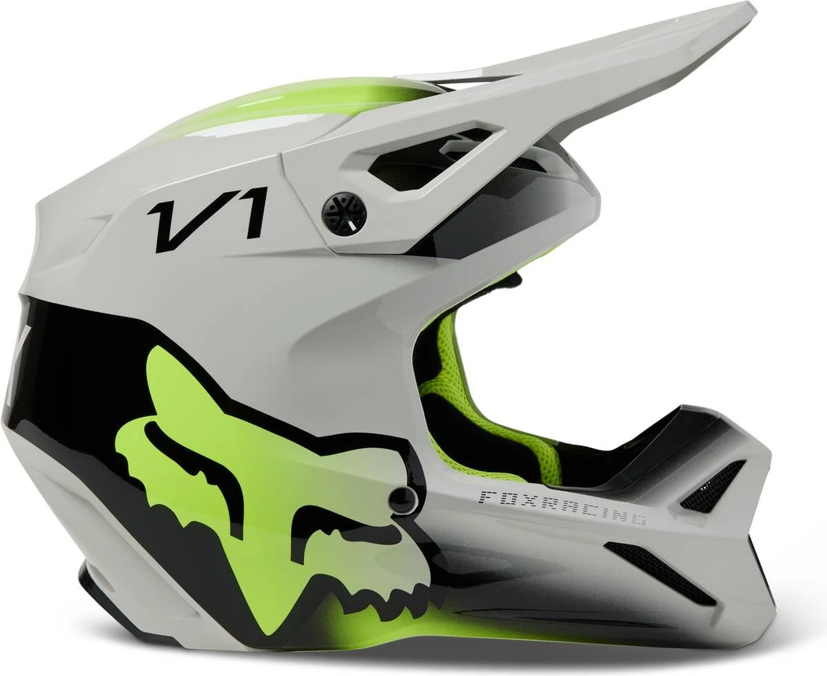 Fox Racing V1 MIPS Toxsyk Youth Helmet Steel Grey - Image 2