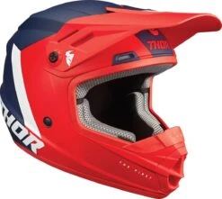 Thor 2022 Sector Chev Youth Helmet Red/Navy