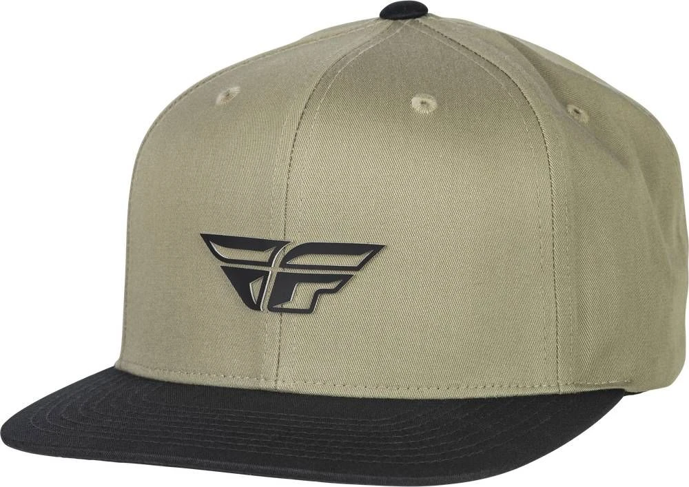 Fly Racing Weekender Snapback Youth Hat Khaki/Black - Image 2