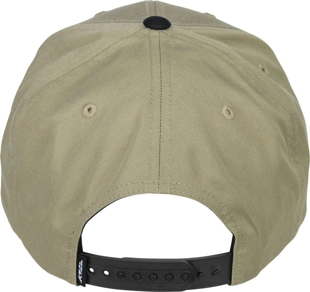 Fly Racing Weekender Snapback Youth Hat Khaki/Black - Image 3