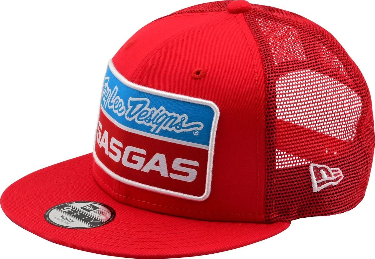Troy Lee Designs Gasgas Team Stock Youth Snapback Cap Red