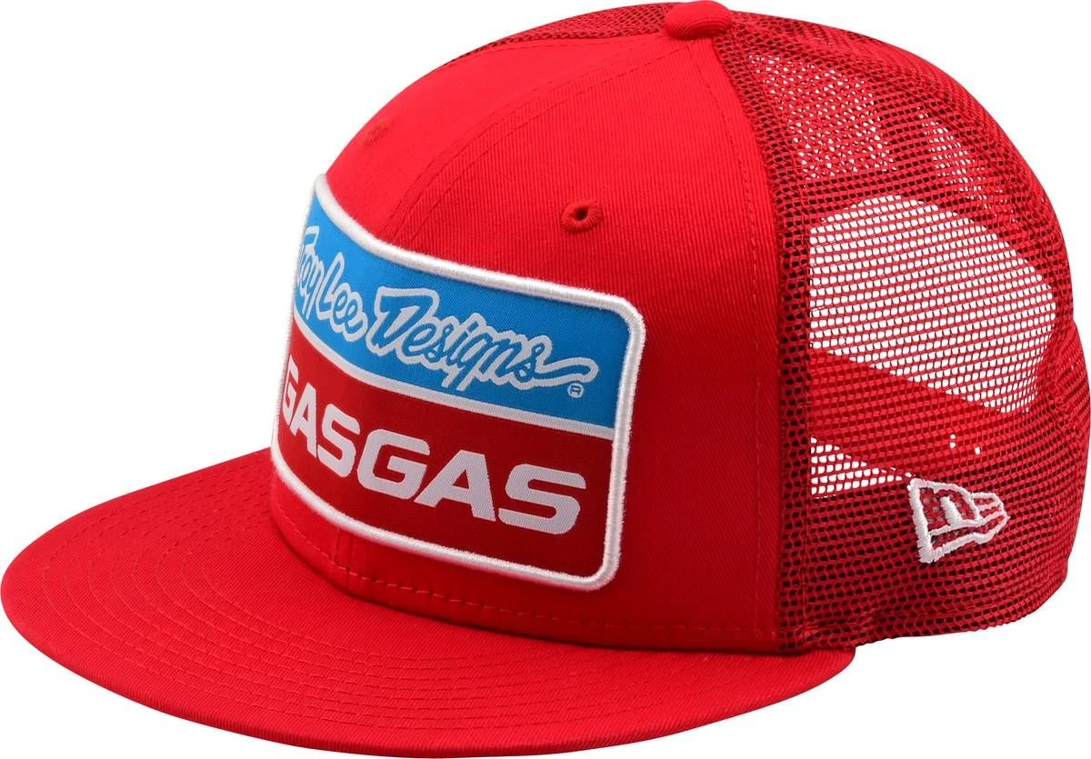 Troy Lee Designs Gasgas Team Stock Youth Snapback Cap Red - Image 3