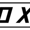 Fox Racing Bumper Decals White