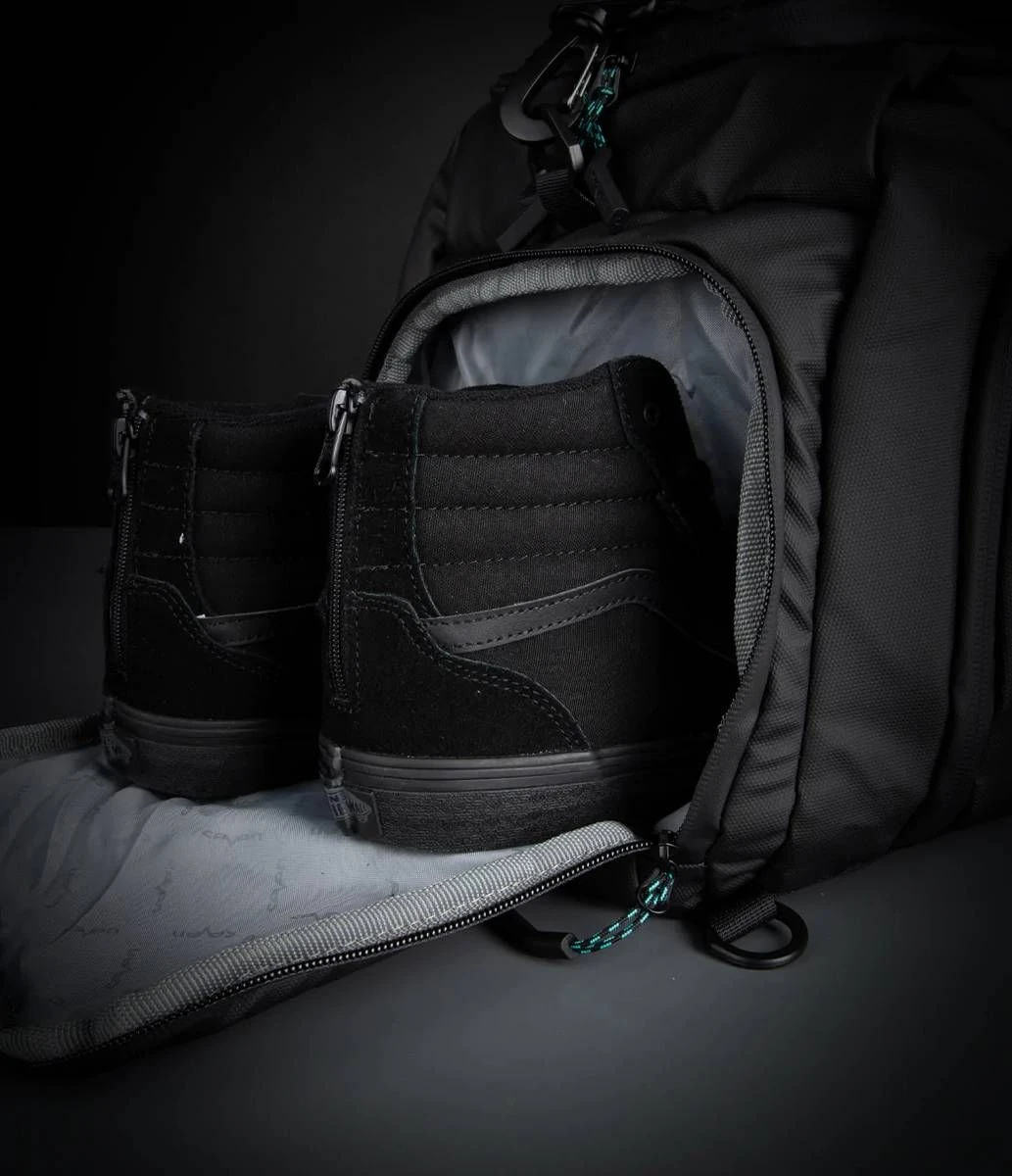 Seven Roam Travel Duffle Backpack Black - Image 4