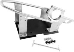 BikeMaster Permanent Wheel Chock 6.5In - Permanent Solid Mount