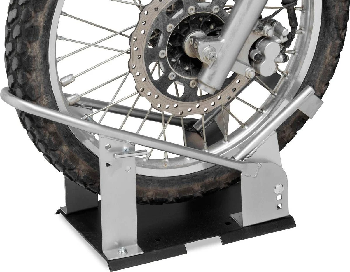 BikeMaster Permanent Wheel Chock 6.5In - Permanent Solid Mount - Image 2