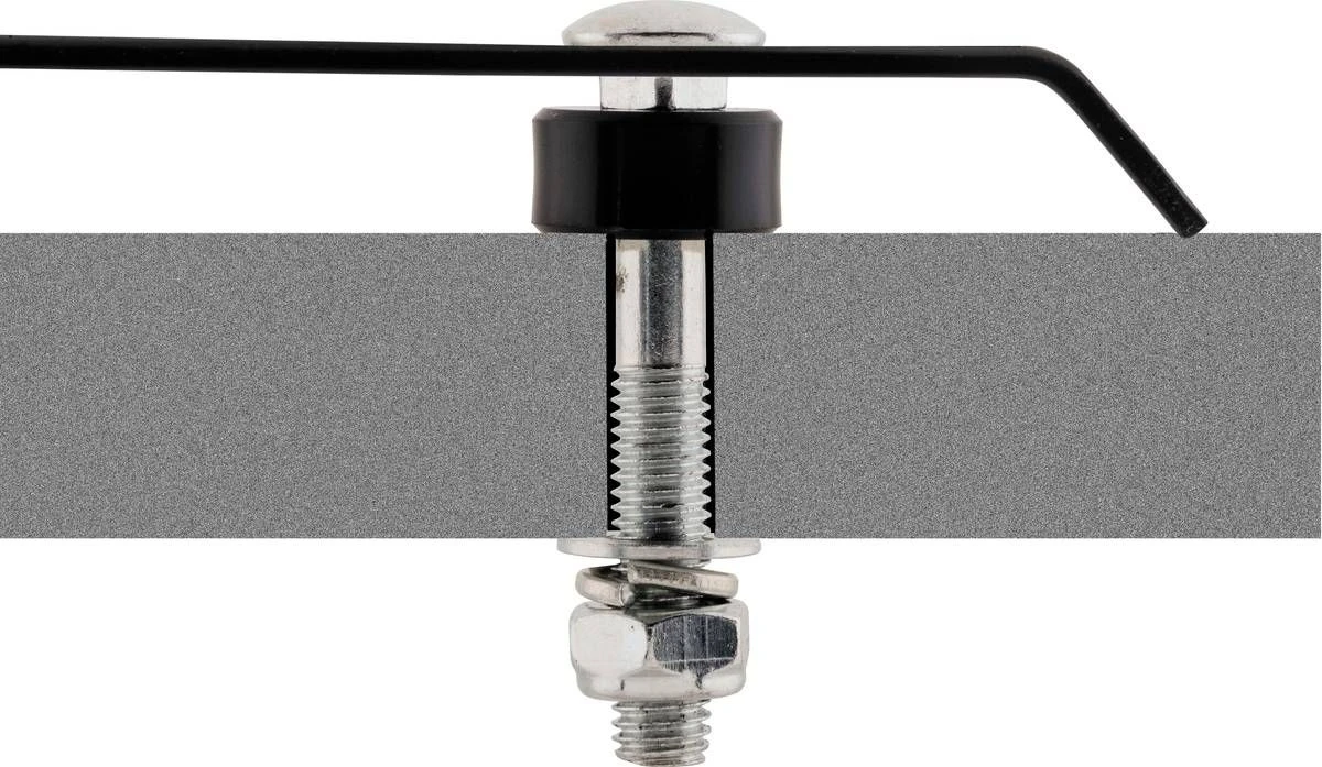 BikeMaster Permanent Wheel Chock 6.5In - Permanent Solid Mount - Image 4