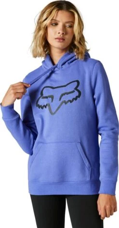 Fox Racing Boundary Womens Pullover Sweatshirt Violet