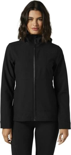 Fox Racing Pit Softshell Womens Jacket Black