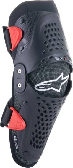 Alpinestars SX-1 Youth Knee Pads Pair Black/Red