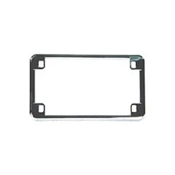 Motorcycle License Plate Frame Chrome